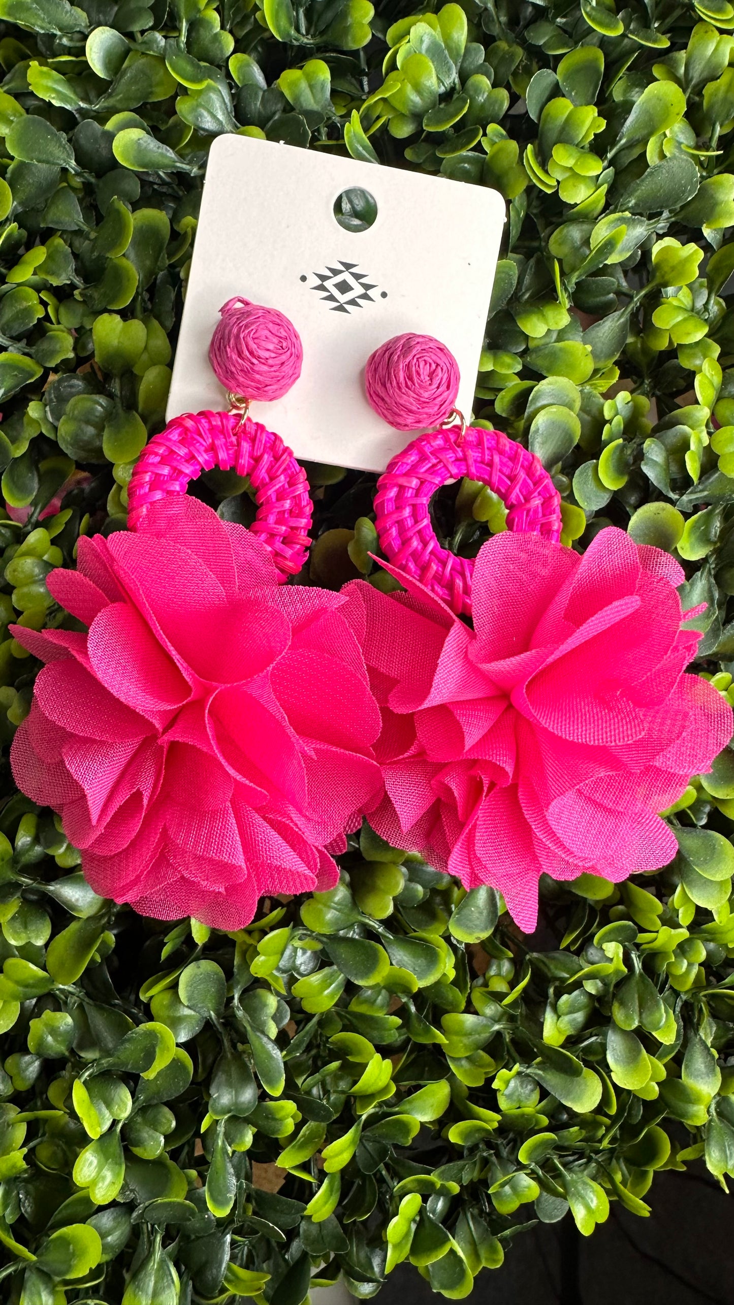 The 3D Floral Drop Earrings