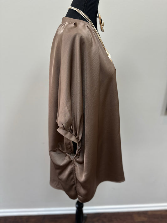 The Satin Curves Blouse