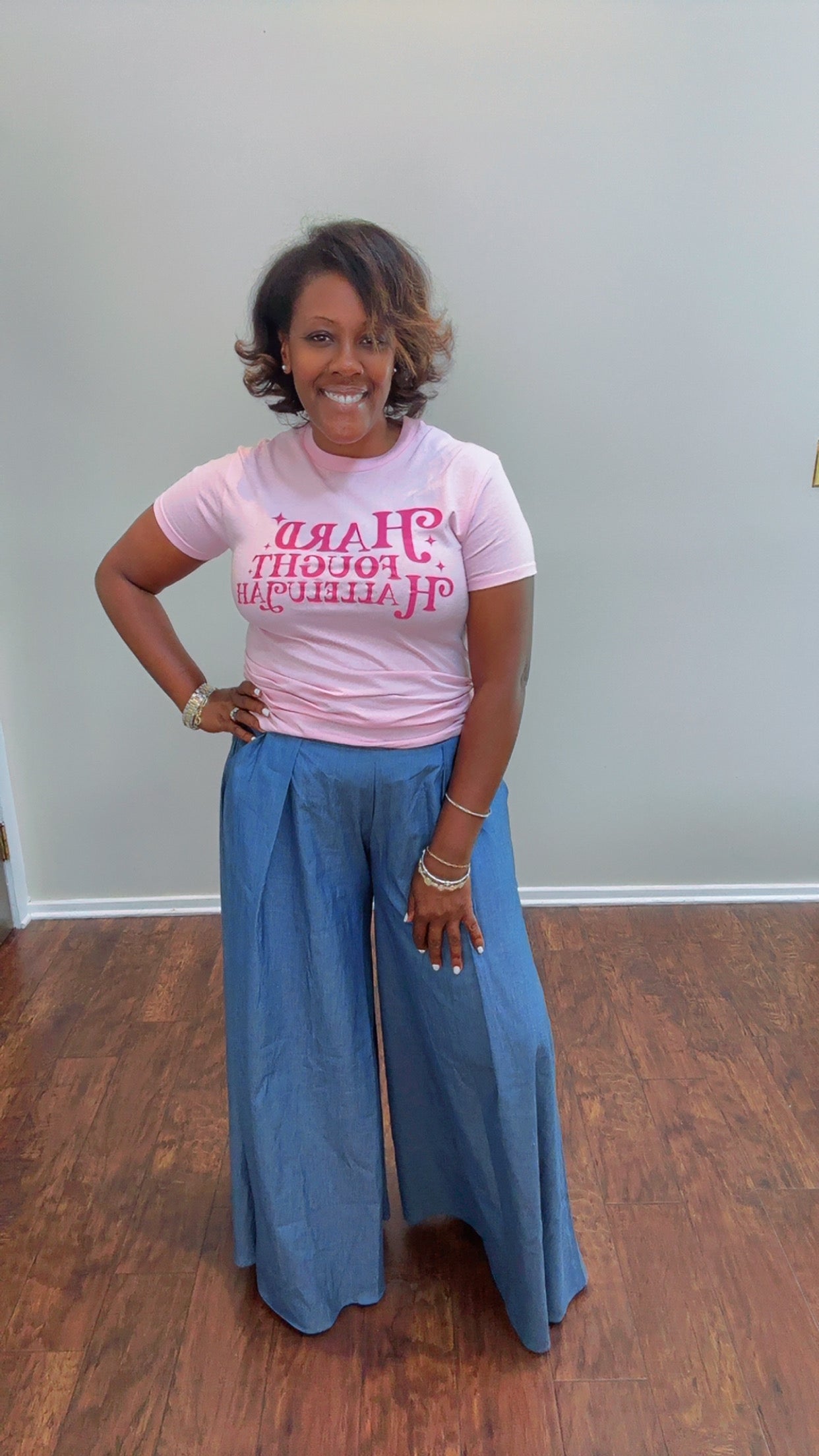 The Denim Palazzo Pants