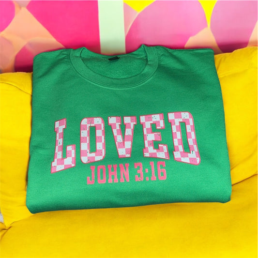 The Checkered Loved Sweatshirt