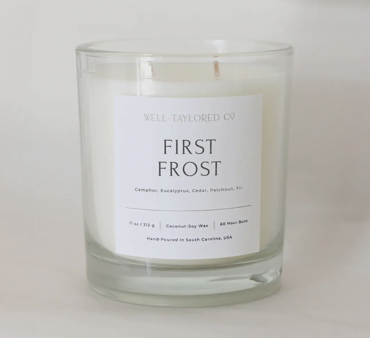 The First Frost Coconut Soy Candle