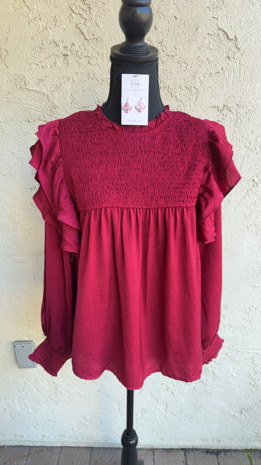 The Courtney Ruffle Blouse