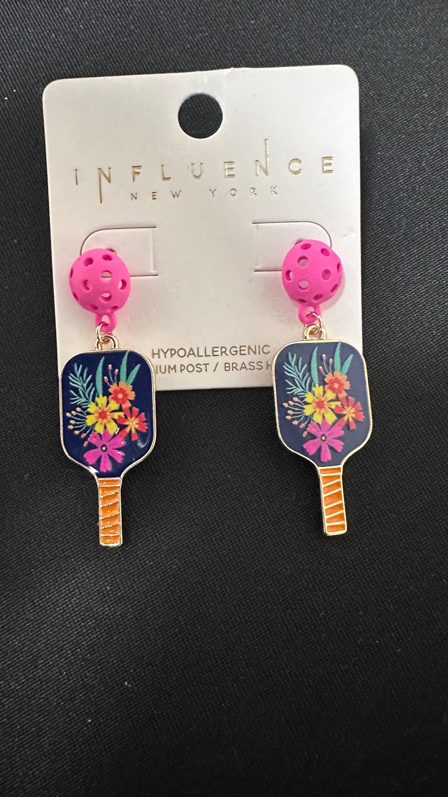 The Patterned Pickleball Earrings