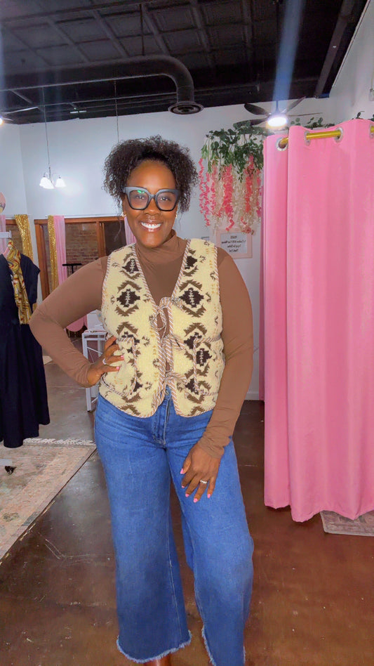 The Ecru Sherpa Fleece