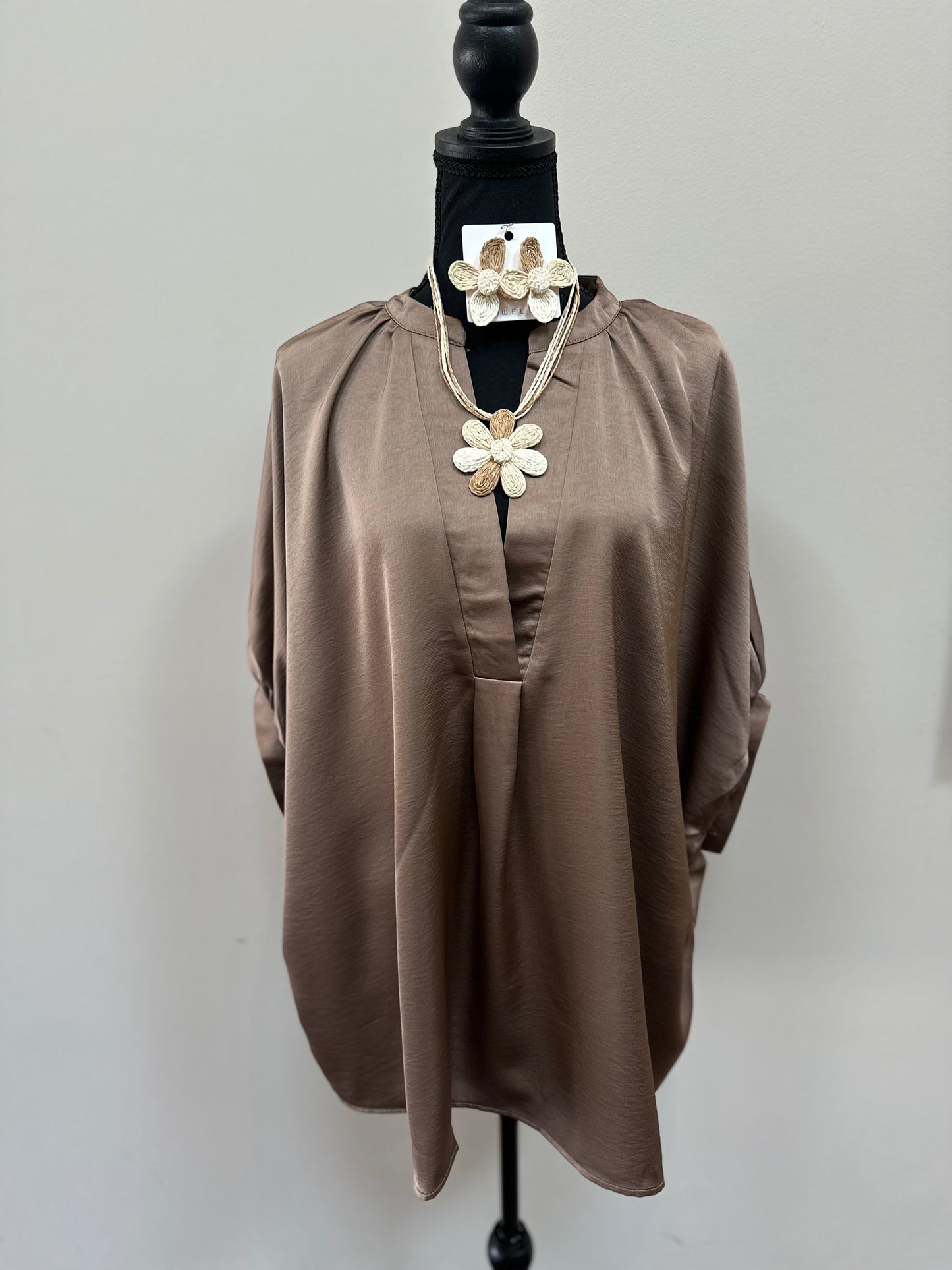 The Satin Curves Blouse