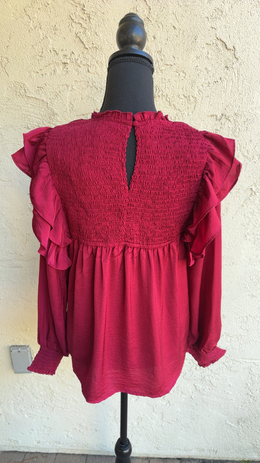 The Courtney Ruffle Blouse