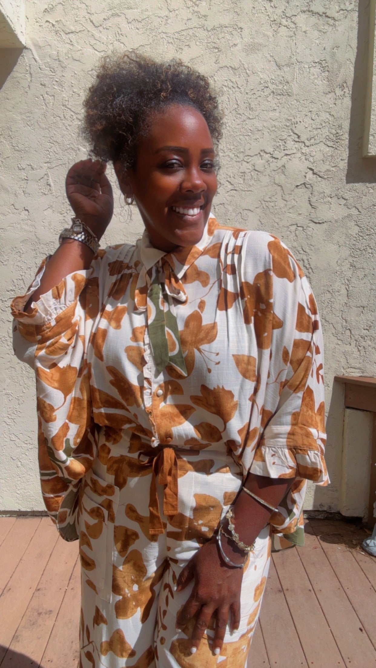The Ruffled Leaf Blouse