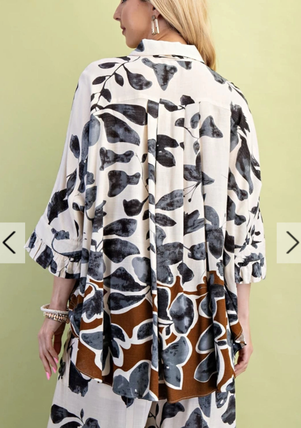 The Ruffled Leaf Blouse