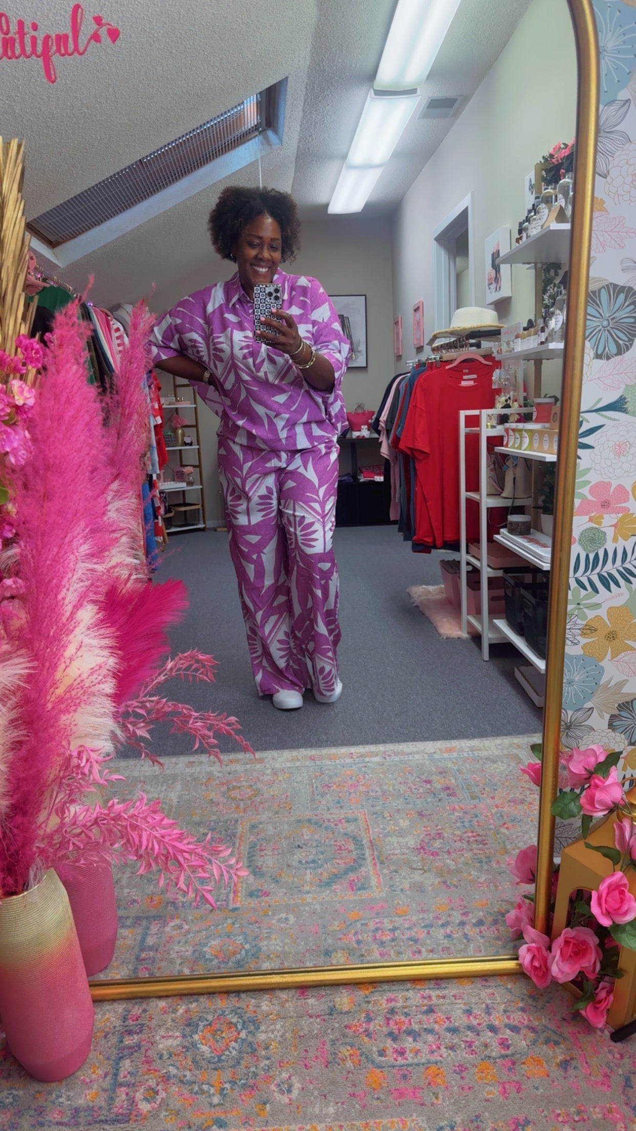 The Purple Palms Pants