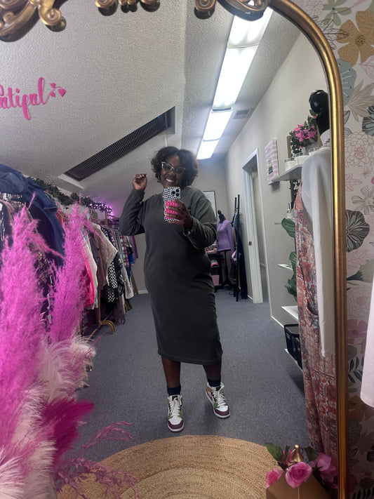 The Sweatshirt Dress