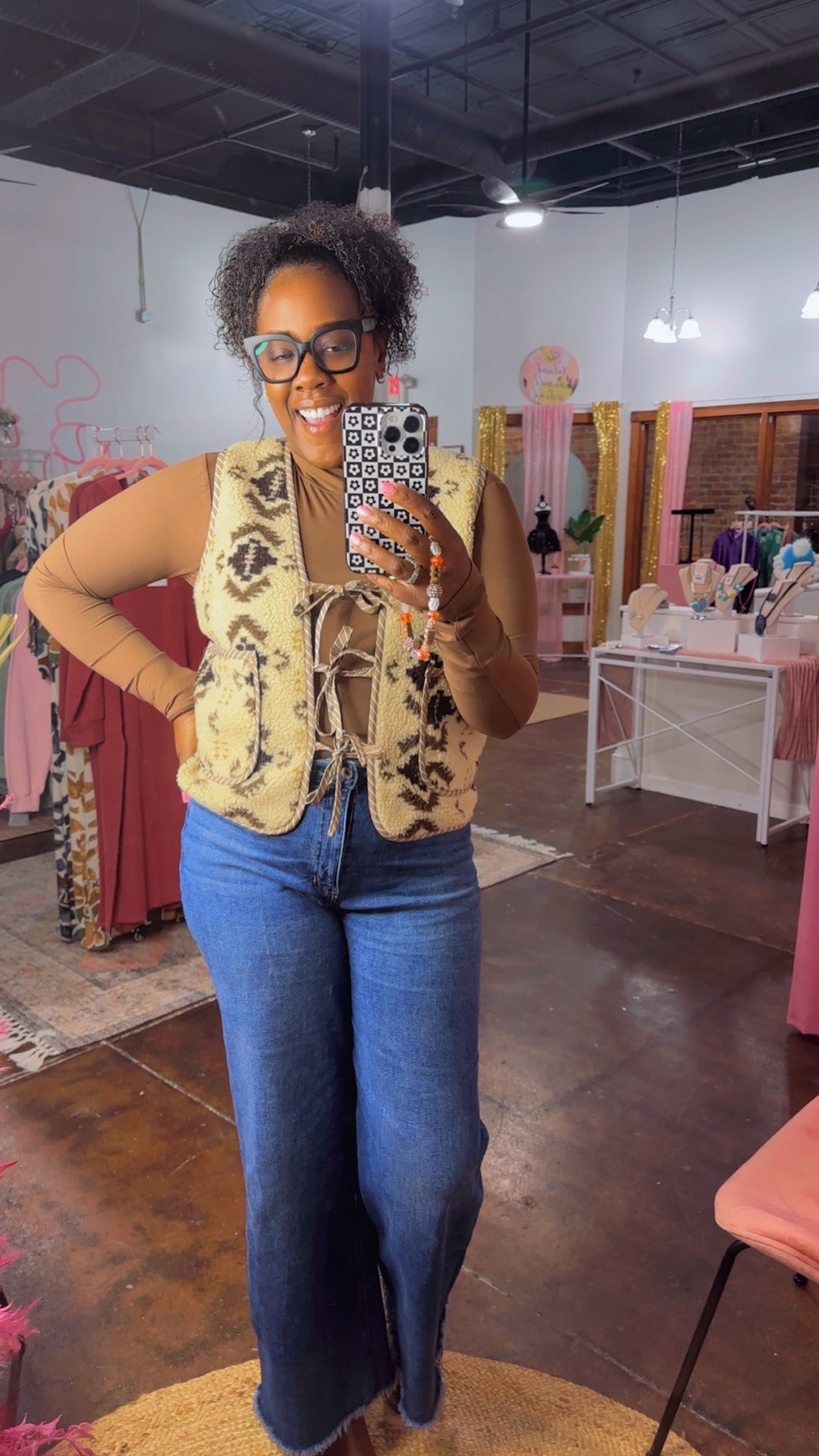 The Ecru Sherpa Fleece