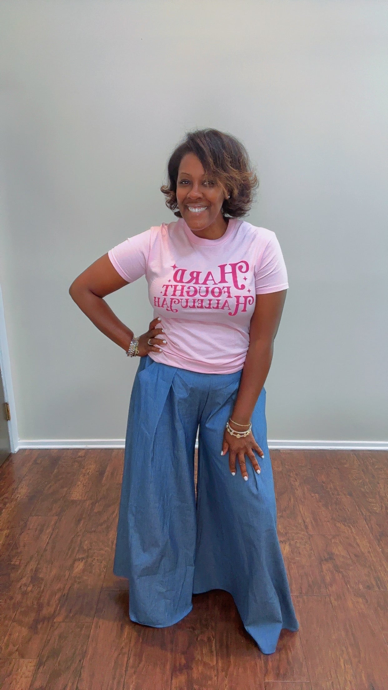 The Denim Palazzo Pants