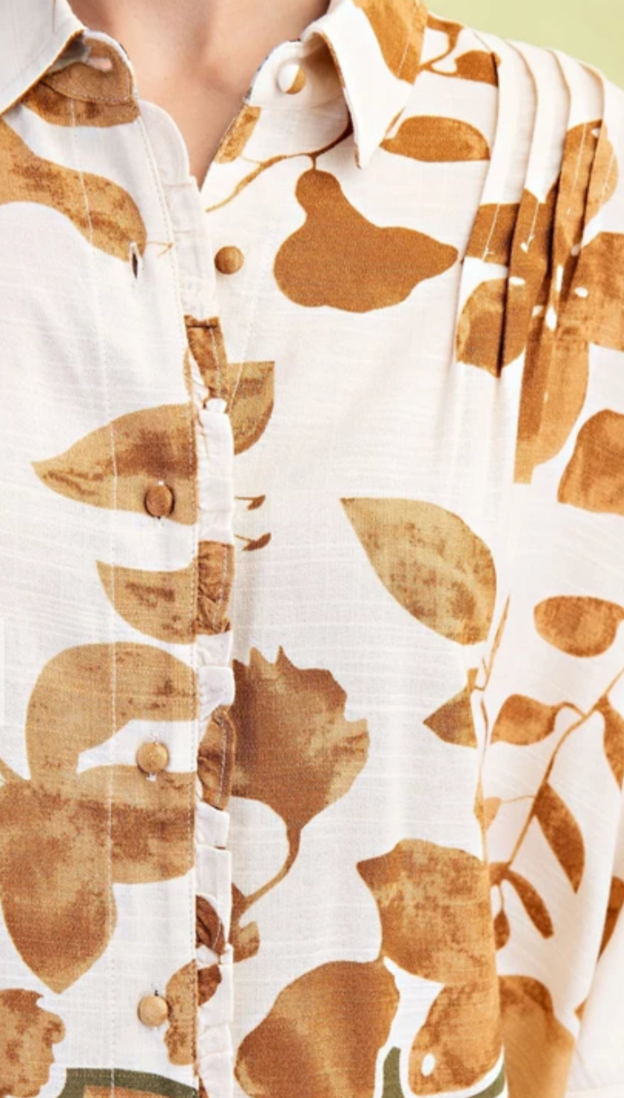The Ruffled Leaf Blouse