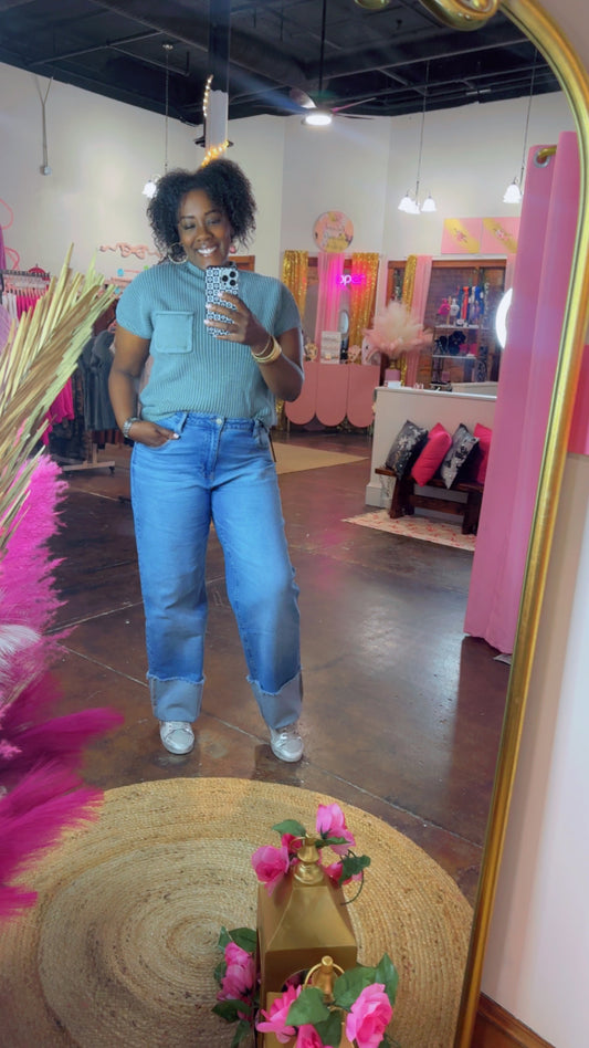 The Lindsey Sweater (Ash Jade)