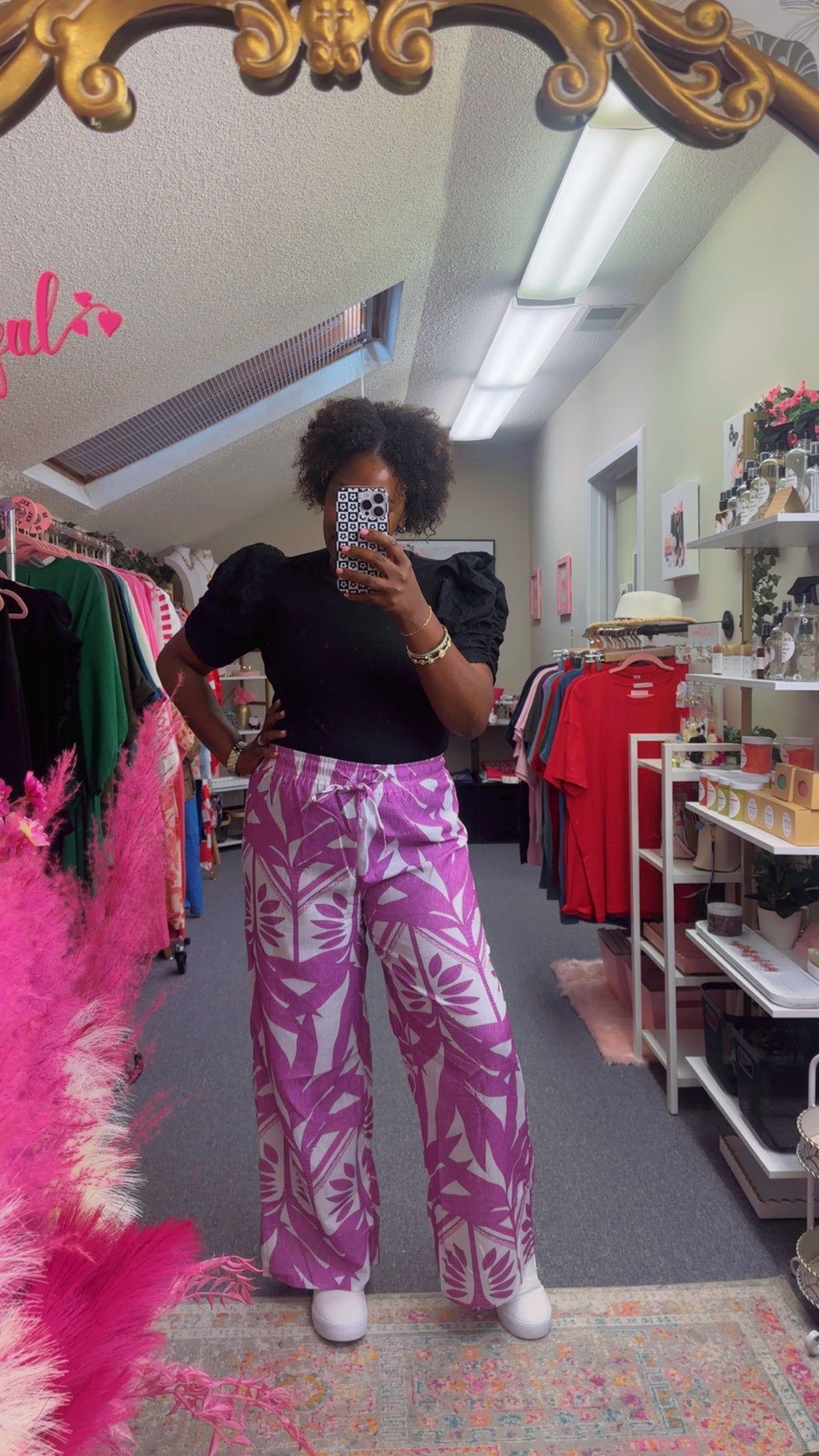 The Purple Palms Pants