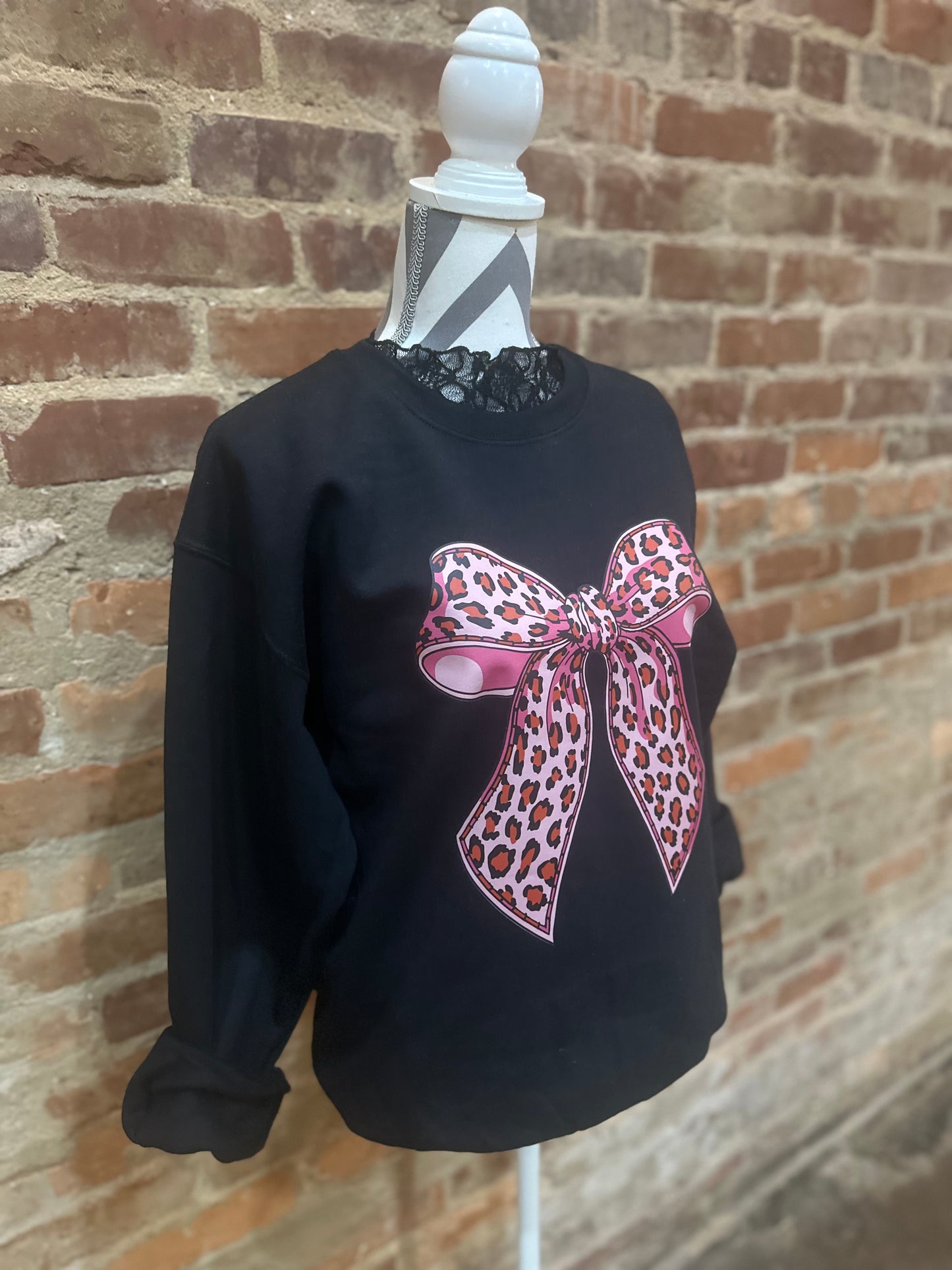 The Bow (Cheetah)Sweatshirt