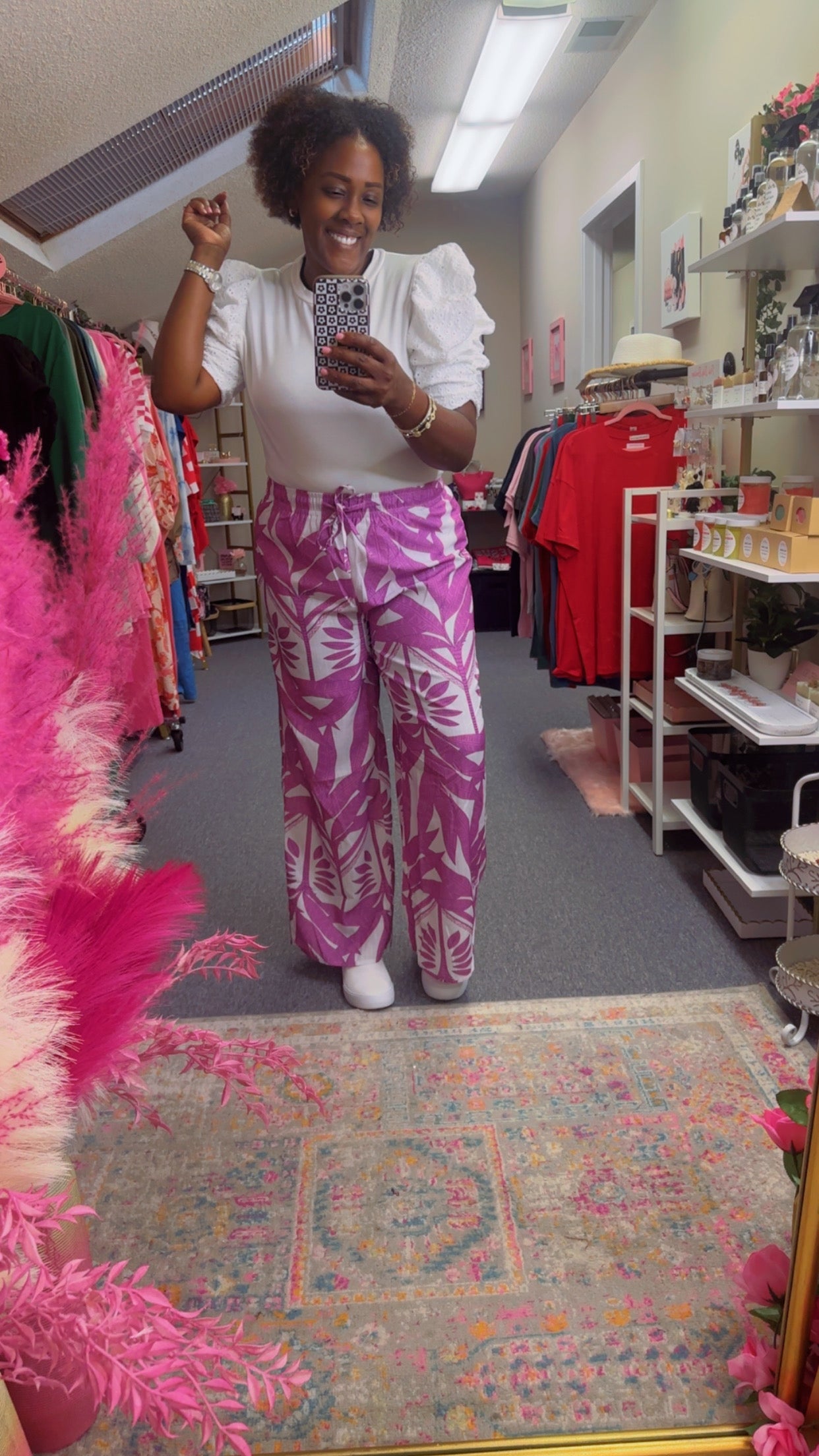 The Purple Palms Pants
