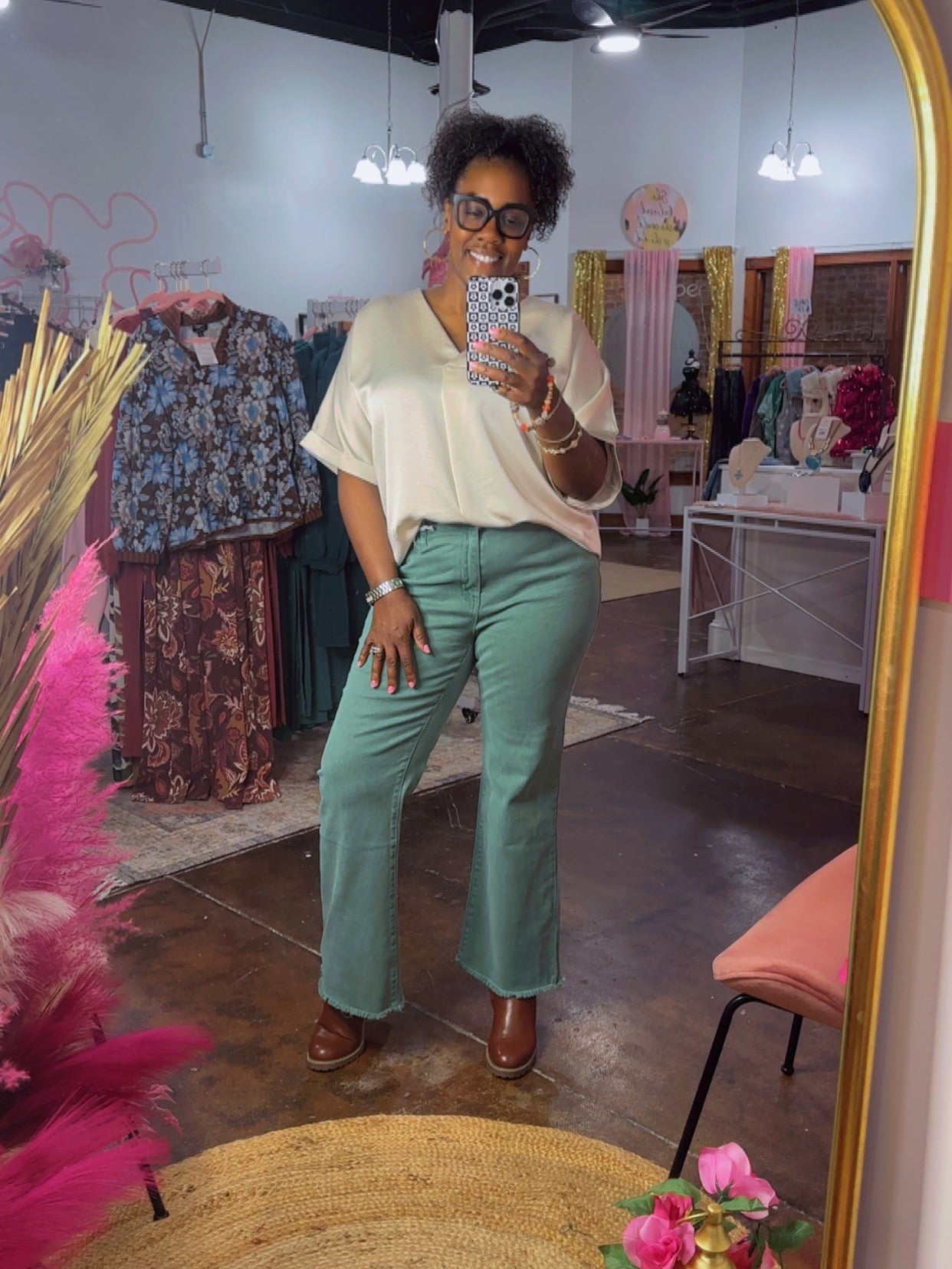 The Heather Blouse (Cream)