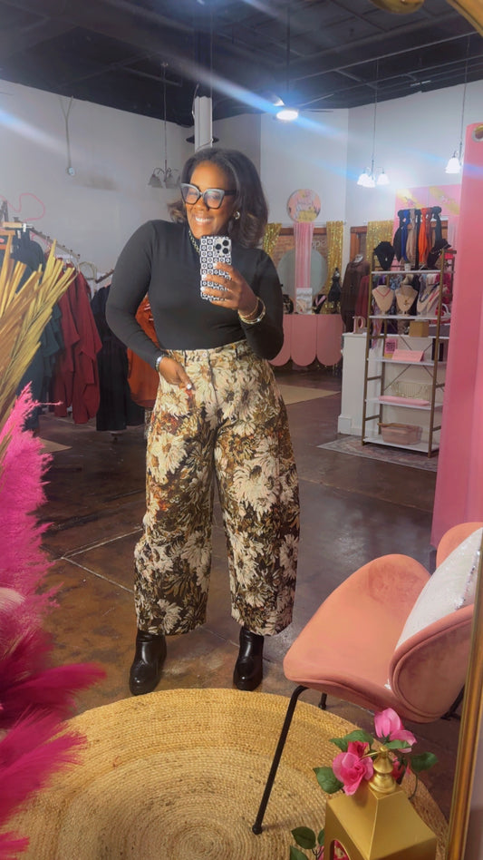 The In The Garden Pants (Brown)