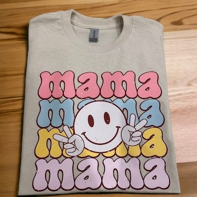 The Mama Happy Face T-shirt