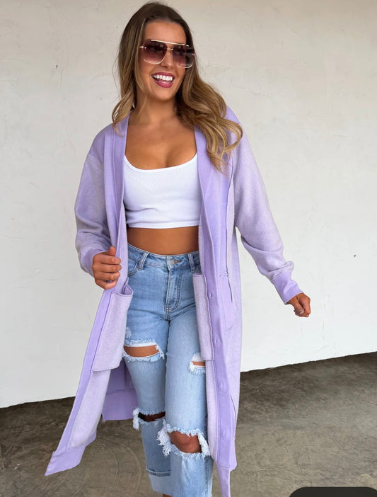 The Desiree Sweatshirt Cardigan