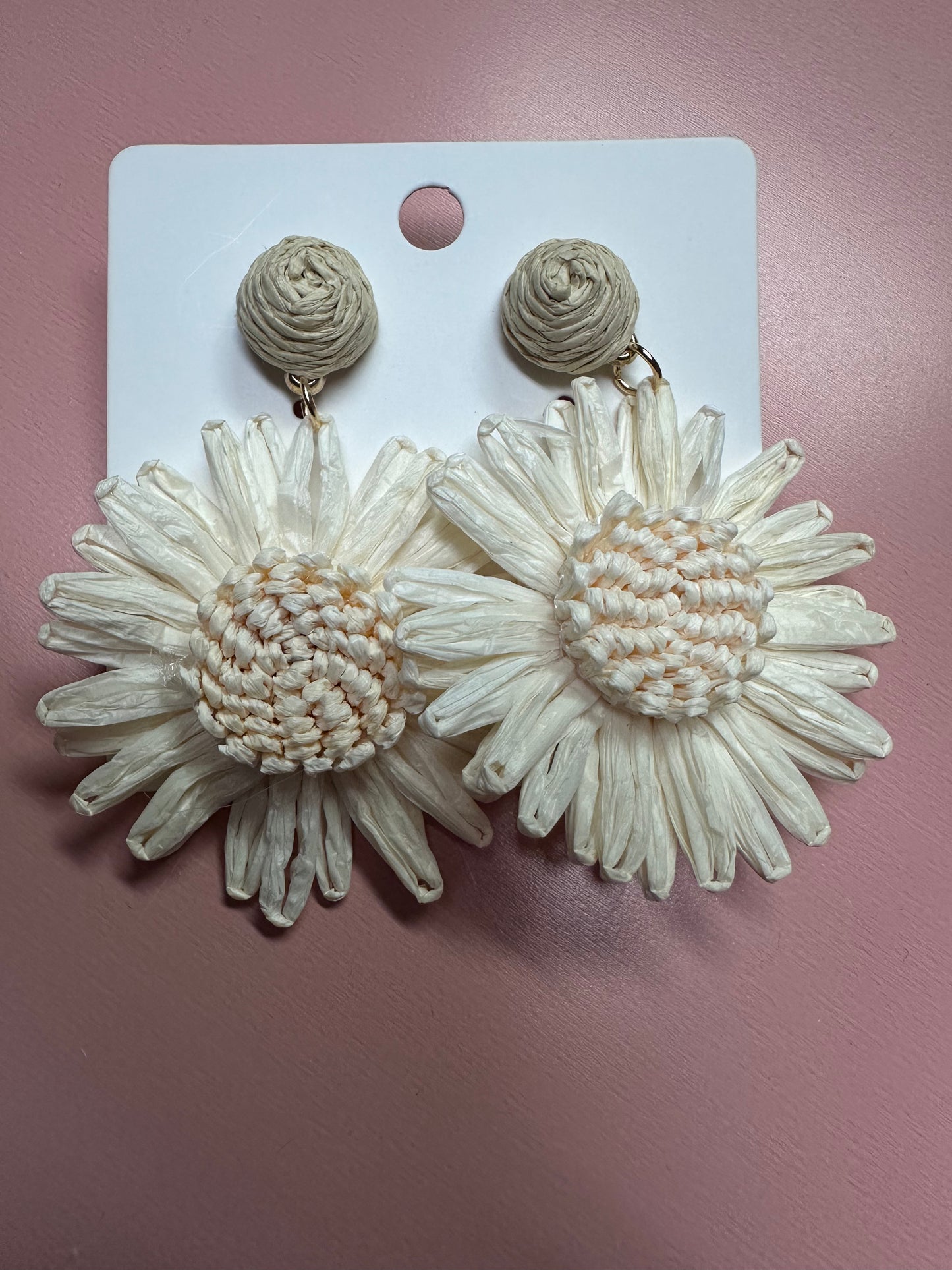The Flower Rattan Earrings