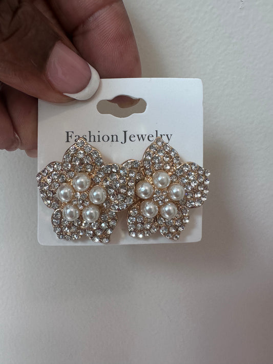 The Pearly Bling Earrings