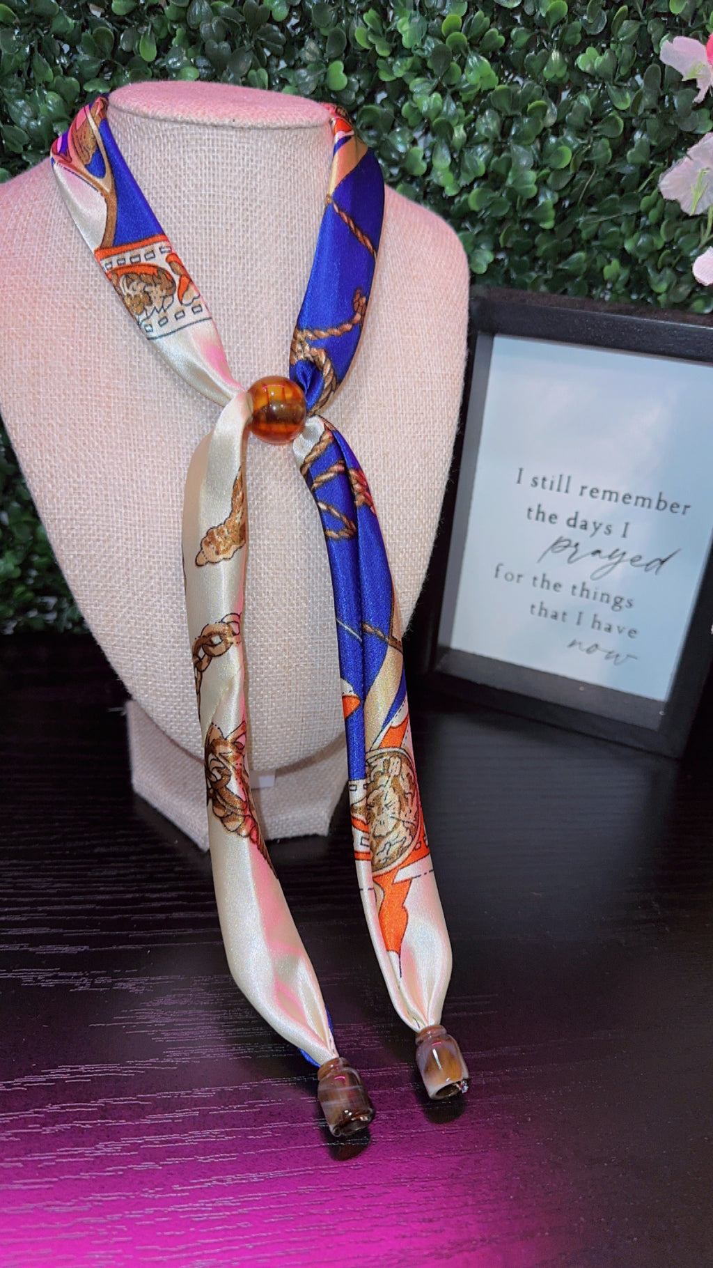 The Adjustable Scarf Necklace