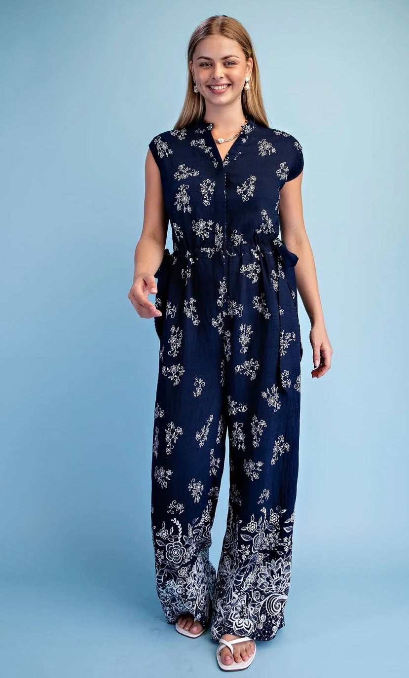 The Janice Scarf Jumpsuit