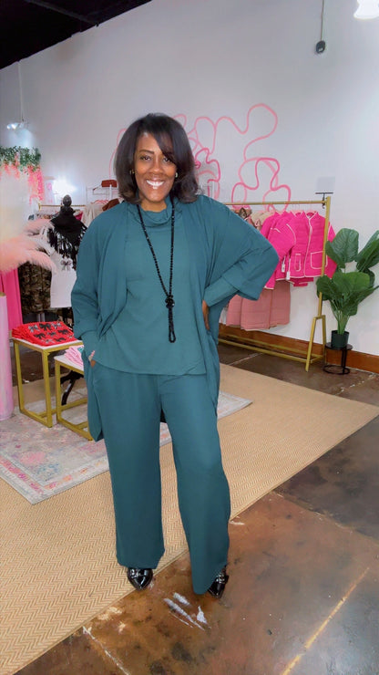 The Claire 3-Piece Set (Teal)