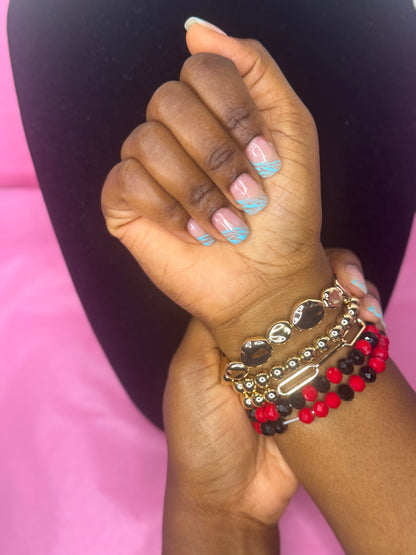 The Multi Strand Bead Bracelet Set