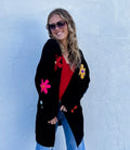 The Harmony Flower Knit Cardigan
