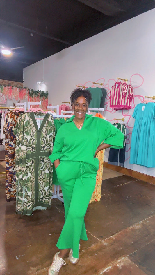 The “In The Green”Pant Set