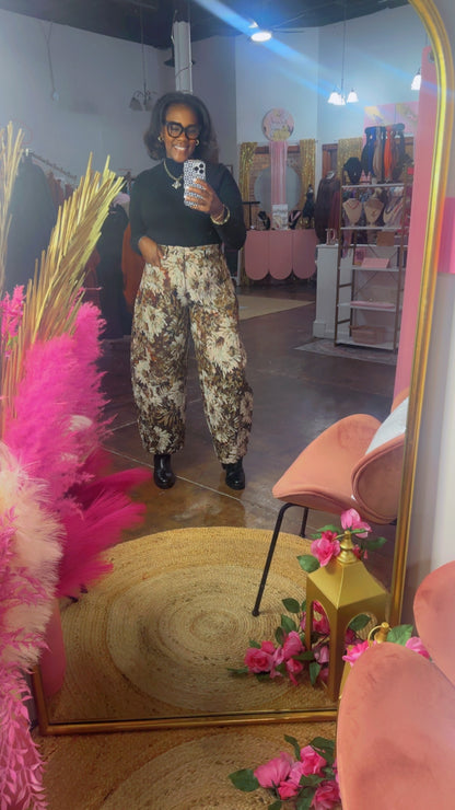 The In The Garden Pants (Brown)