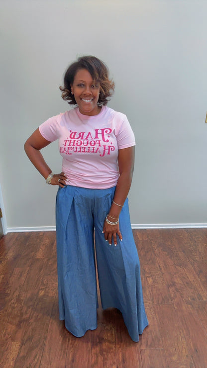 The Denim Palazzo Pants