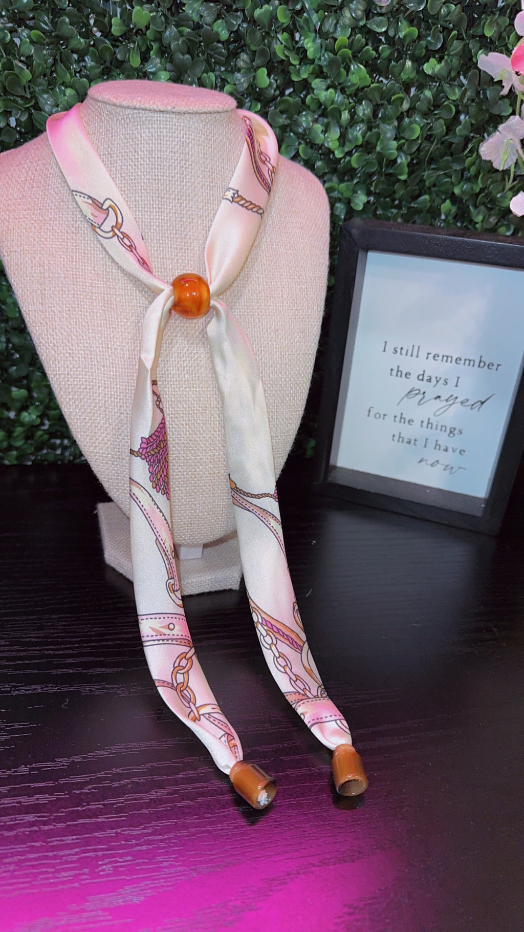 The Adjustable Scarf Necklace