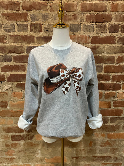 The Bling Cowgirl Hat Sweatshirt