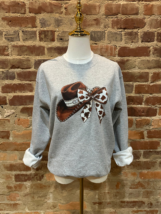 The Bling Cowgirl Hat Sweatshirt