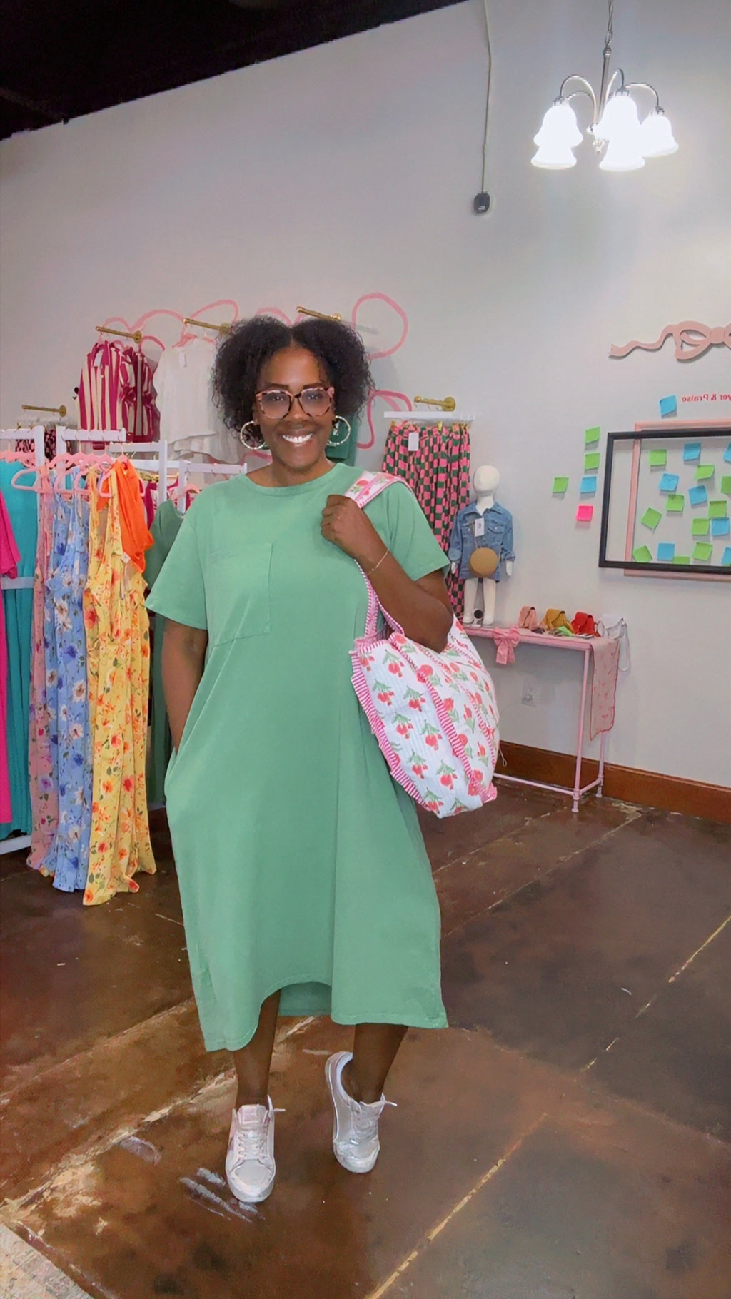 The Summers Coming Midi Dress
