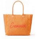 The Straw Fringe Summer Beach Tote Bag