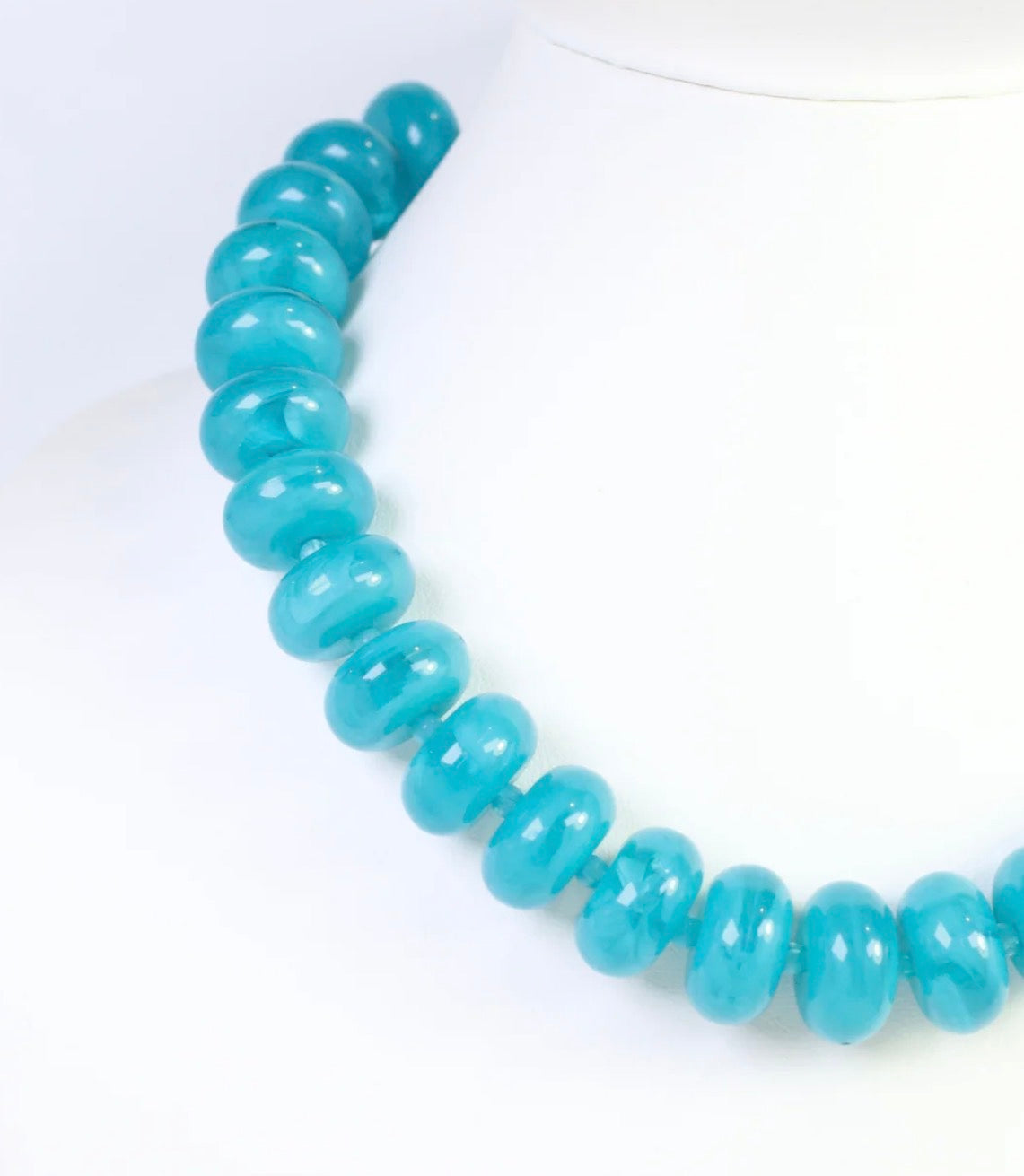 The Davis Beaded Necklace-Turquoise