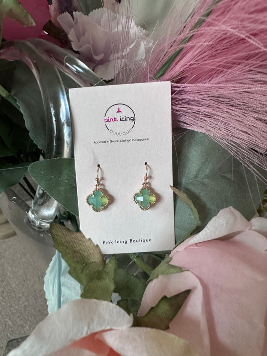 The Green Ice Earrings