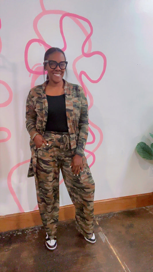 The Camo Beauty Cardigan