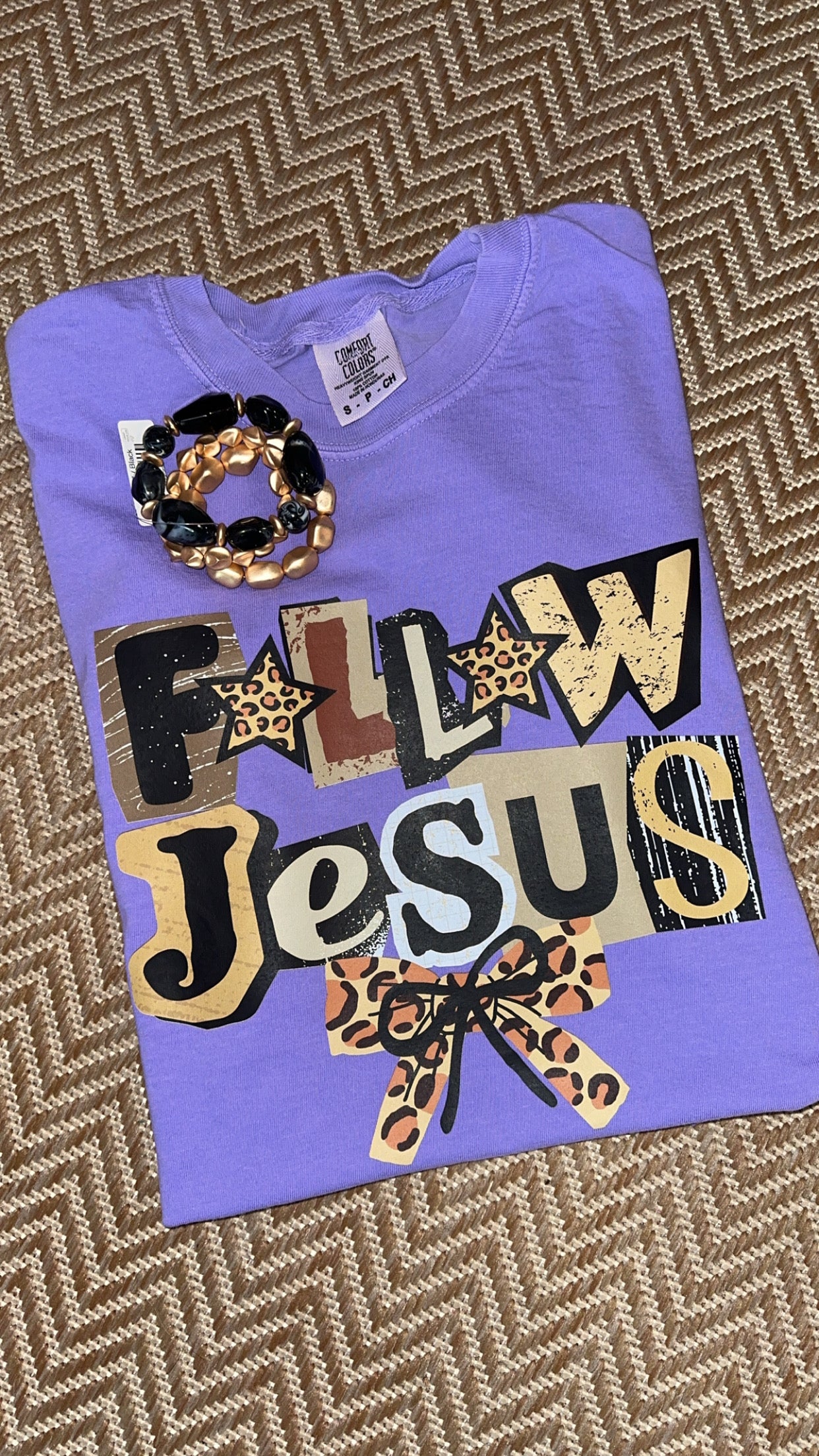 The Follow Jesus Tee (Cheetah)