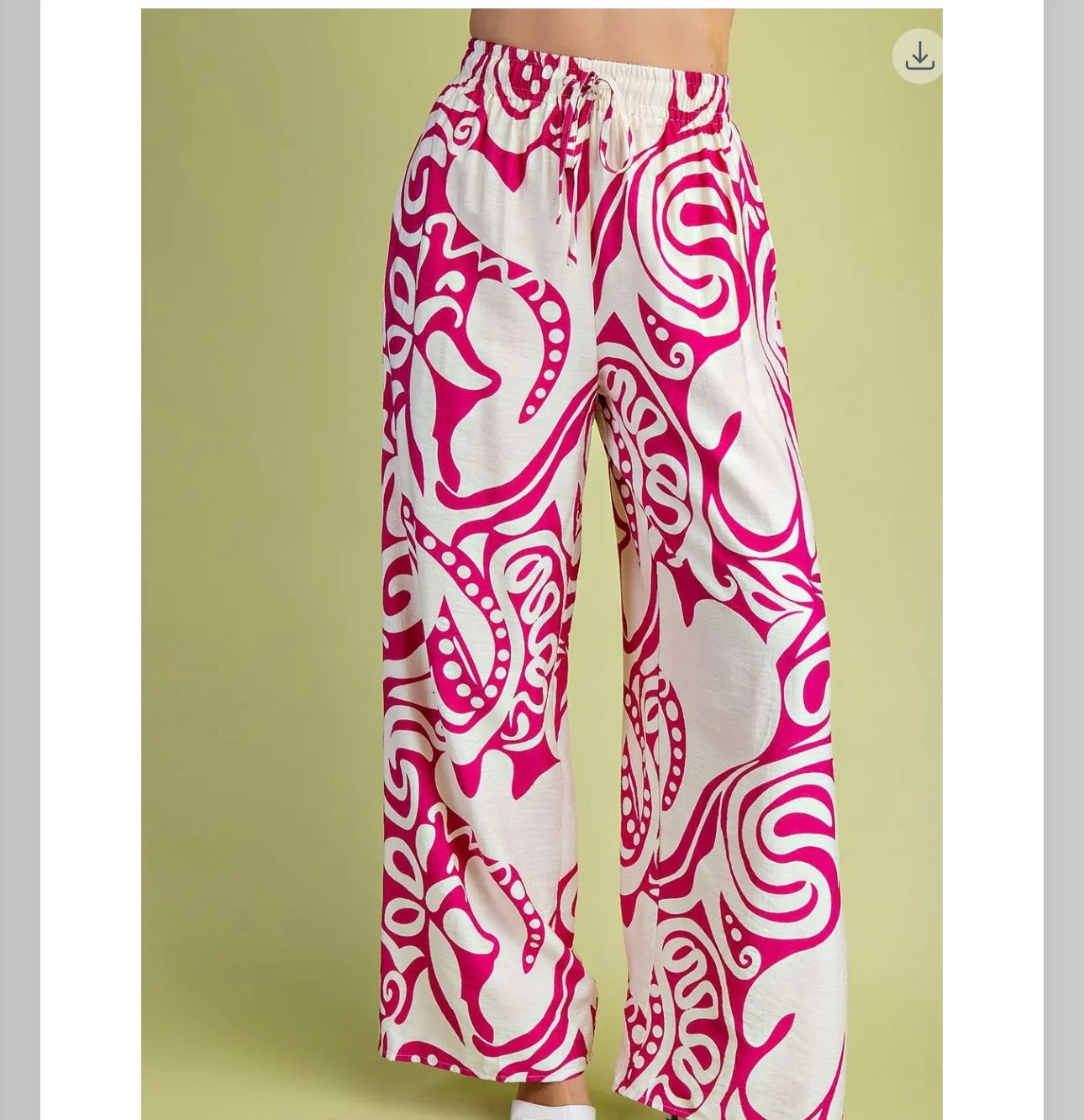 The Fuchsia Relaxed Fit Pants