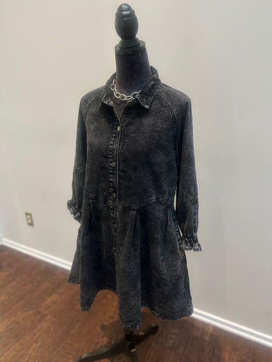 The Denim Babydoll Dress