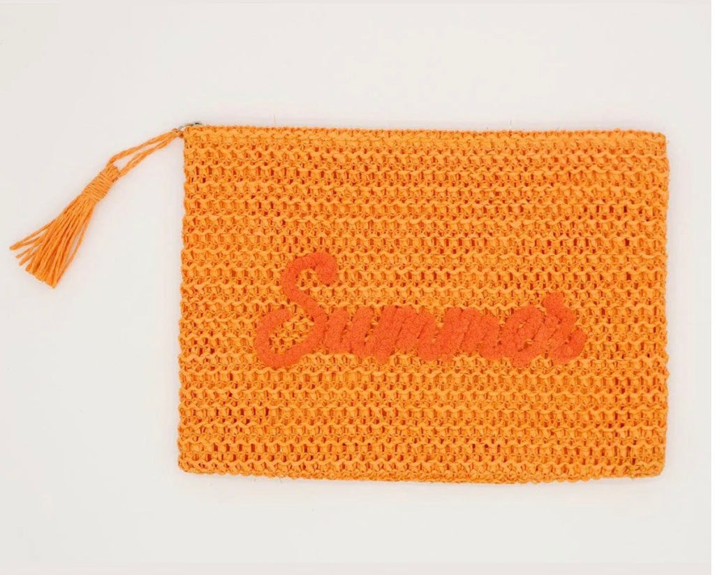 The Straw Summer Pouch