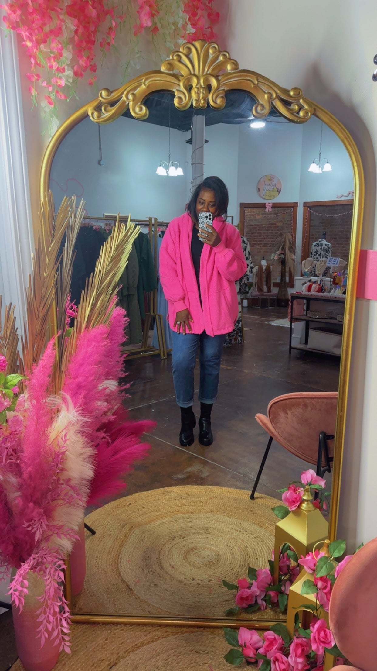 The Bubblegum Sherpa Jacket
