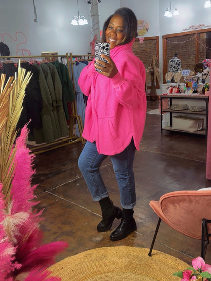 The Bubblegum Sherpa Jacket