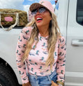 The Pink Mallard Mesh Top